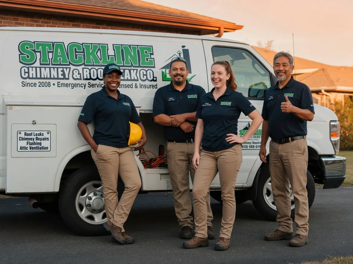 Chimney flashing repair company in Springs, PA
